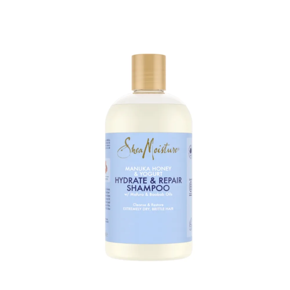 Shea Moisture Yogurt Hydrate and Manuka Honey + Repair Champú 384ml Shea Moisture Yogurt Hydrate and Manuka Honey + Repair Champú 384ml